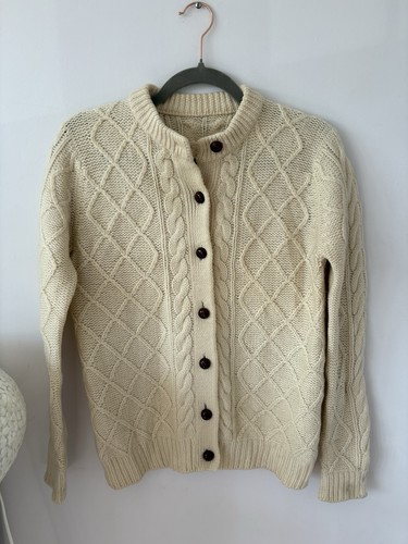 Hand knitted aran - knitted, cable