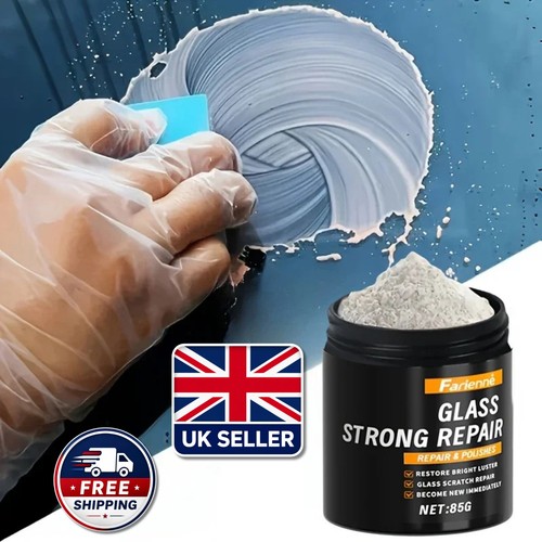 Glass scratch repair powder - repair,