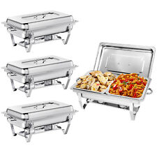 9L/8QT Stainless Steel Chafing Dish Buffet set Server Food Warmer half pan 4/6
