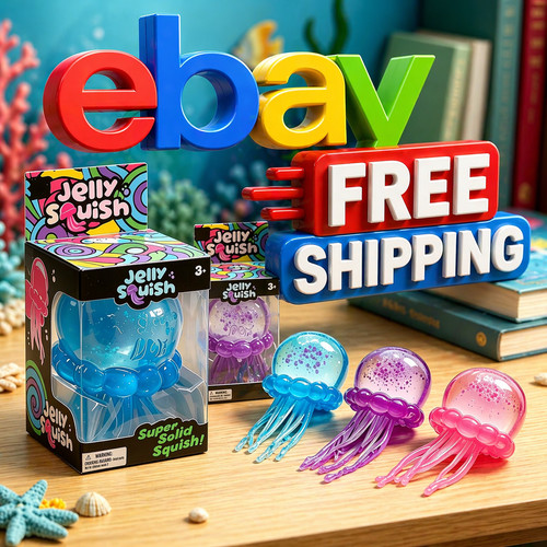 Needoh jellyfish jelly - jellyfish, squish
