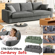 3/4 Seater Corduroy Sofa Jumbo