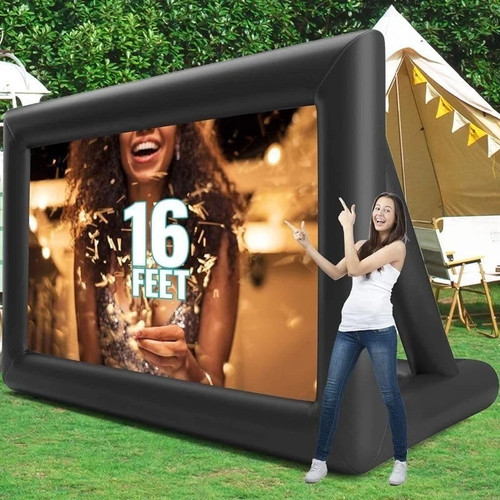 Inflatable projector screen - projector,