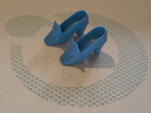 Vintage barbie mid blue - vintage,