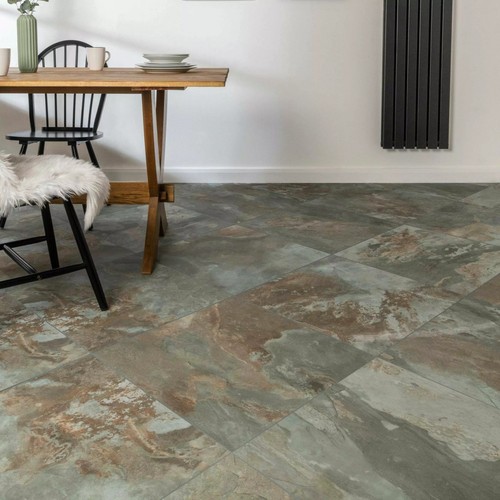 Slate way green matt porcelain - slate,