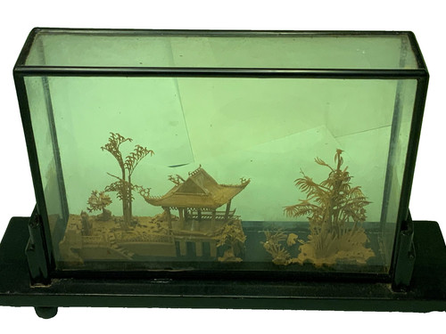 Chinese house display cabinet - house,