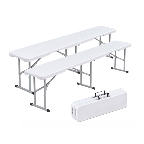 2pcs 6ft plastic - plastic, folding