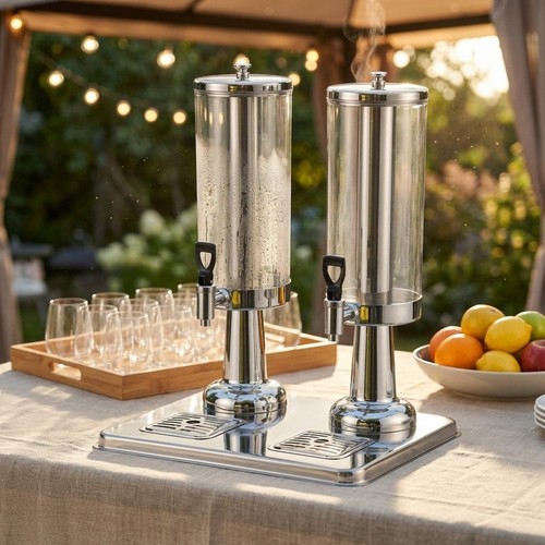Twin head juice dispenser - twin,