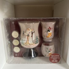 Woolworths Vintage Christmas Triple  Tealight Candle Holder Gift