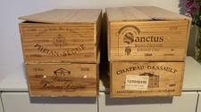 Wooden Wine Box - holds 12