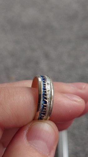 Sheila fleet blue enamel - fleet, ring