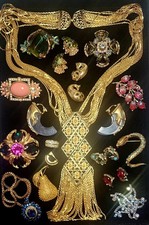 VtgJewelry Lot 16pc Monet Dior