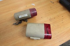 PAIR OF VINTAGE BICYCLE RALEIGH REAR TAIL LIGHTS PUCH RALEIGH