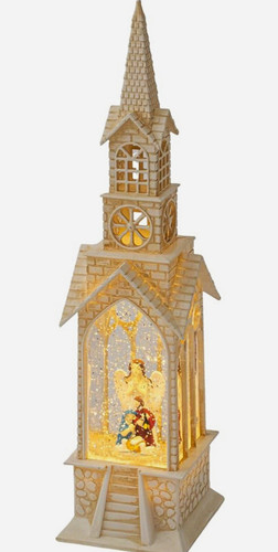 36cm nativity church led - church, table