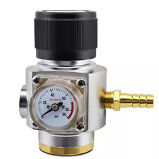 New Mini Sodastream CO2 Charger Gas Regulator 0-90 PSI for Soda Keg TR21x4 Home
