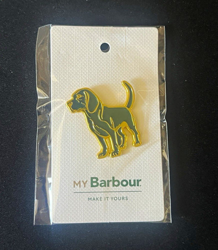 Barbour beagle dog enamel - dog, pin