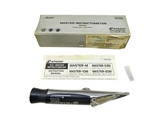 Atago Manual MASTER-M Hand Held Refractometer Brix 0.0-33.0% Feature Metal