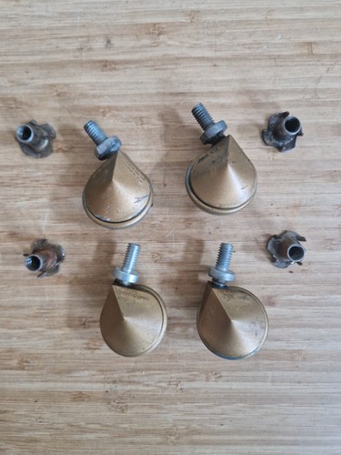 Vintage swivel ball castors - vintage,