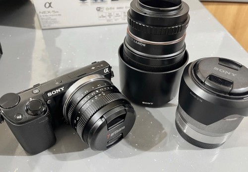 Sony nex mirrorless camera - sony, nex-5r