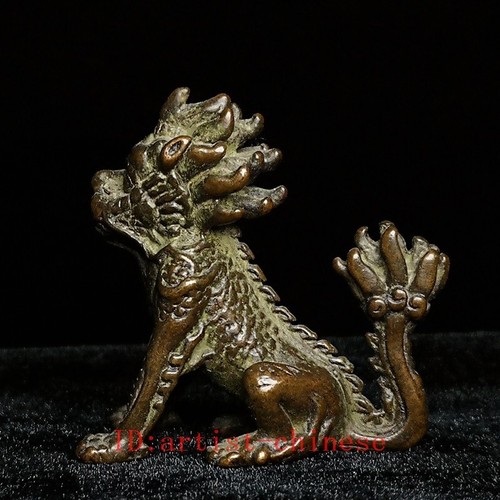 Inch chinese bronze carving - 2,