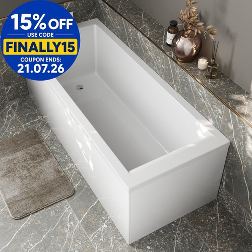 Modern bathroom double ended - bathroom,