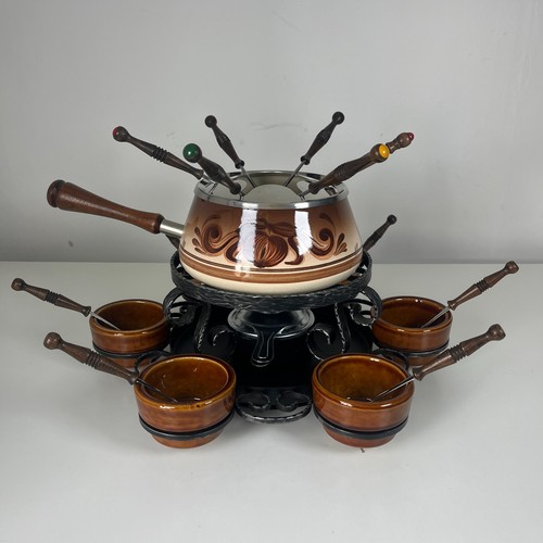 Vintage fondue set - vintage,