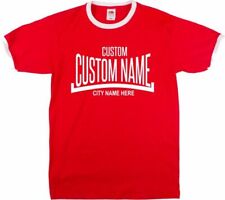 Custom Boxing Ringer T-Shirt - Add Your Name/Nickname, Retro, Various Colours