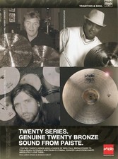2008 Print Ad of Paiste Twenty