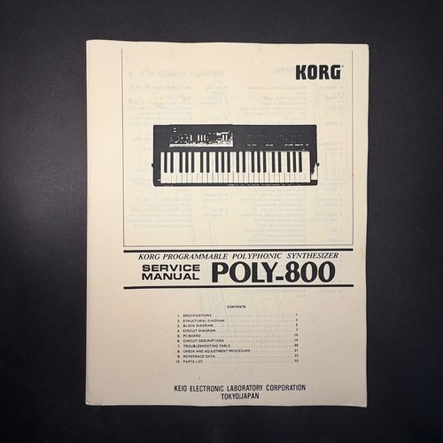 Vintage korg poly 800 - vintage, poly-800