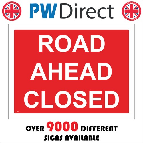 Sign road ahead - road, digging