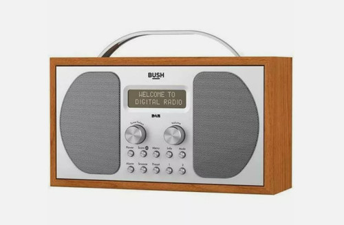 Bush wooden dab radio - bush, with