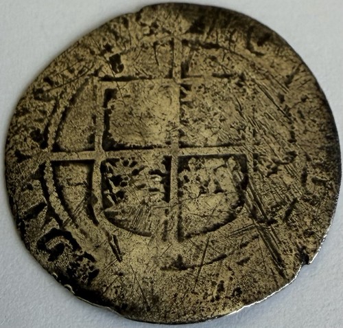 Elizabeth silver sixpence - elizabeth, i