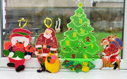 Vtg christmas decorations - christmas,