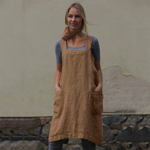 Ladies cross back apron - ladies-cross-back,