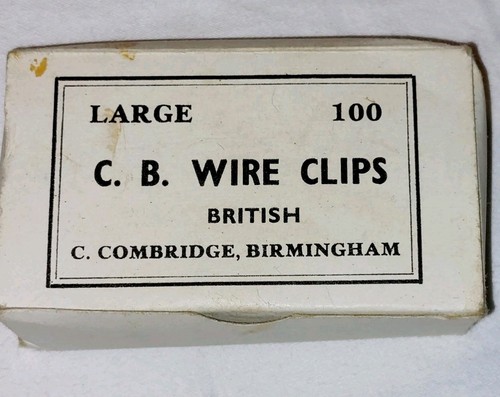 Vintage paperclips wire clips - vintage,