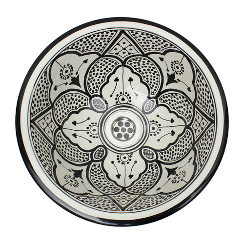 Moroccan sink washbasin vessel - moroccan,