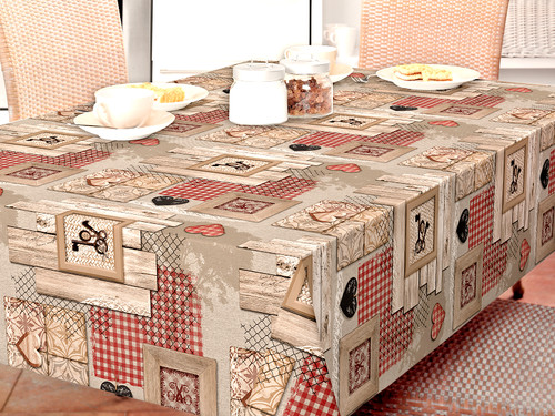 Plain patchwork red - plain,