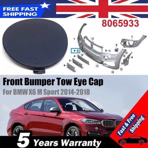 Bumper tow hook eye cover - tow,