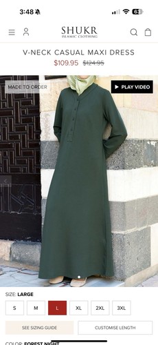 Shukr kaftan islamic clothing - kaftan,