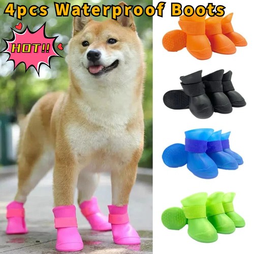 Waterproof rubber dog boots - dog, ~