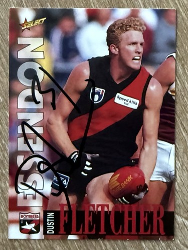 Dustin fletcher signed 1996 - dustin,
