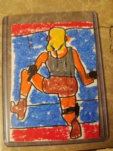 Lara croft artist trading card - croft,