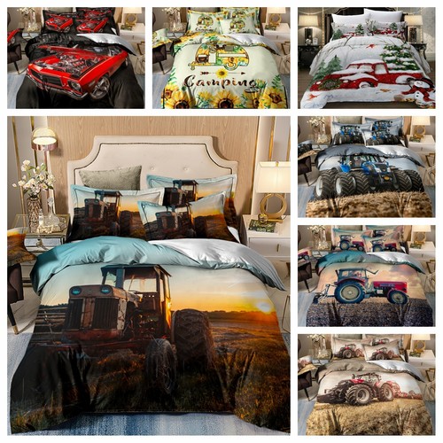 Car tractor duvet cover - duvet,