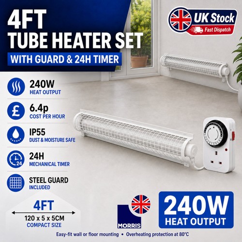Tube heater guard - tube, +