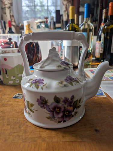 Arthur wood floral - floral, ceramic