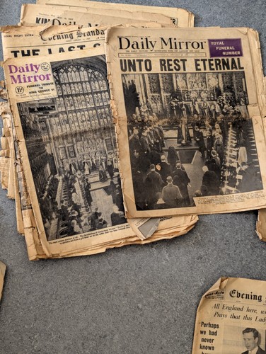 Vintage royal newspaper job - vintage,