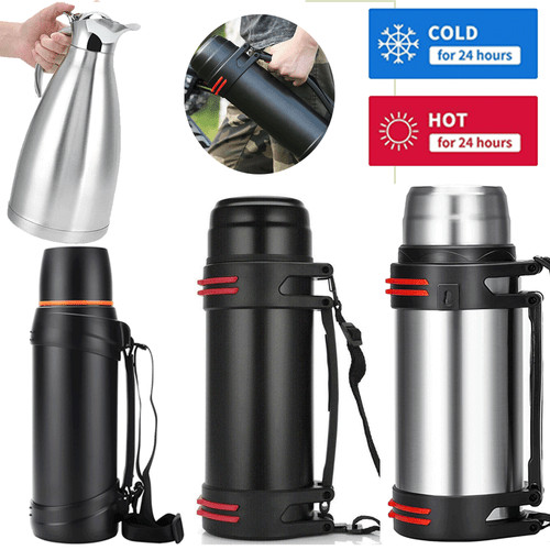 Large stainless steel flask - large,