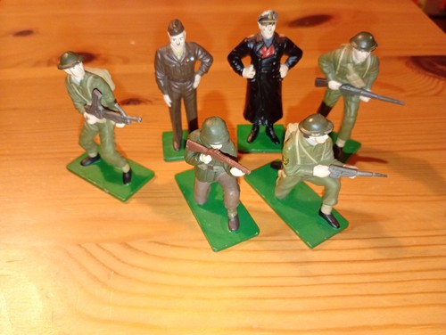 Blue box cast metal toy - blue,