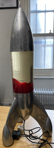 Mathmos lunar rocket lava lamp - rocket,