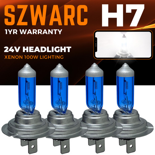 24v 100w headlight bulbs - 24v,
