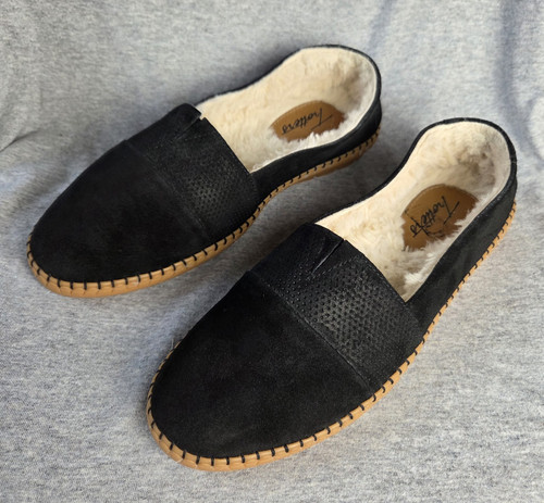 Trotters women black faux - women's,